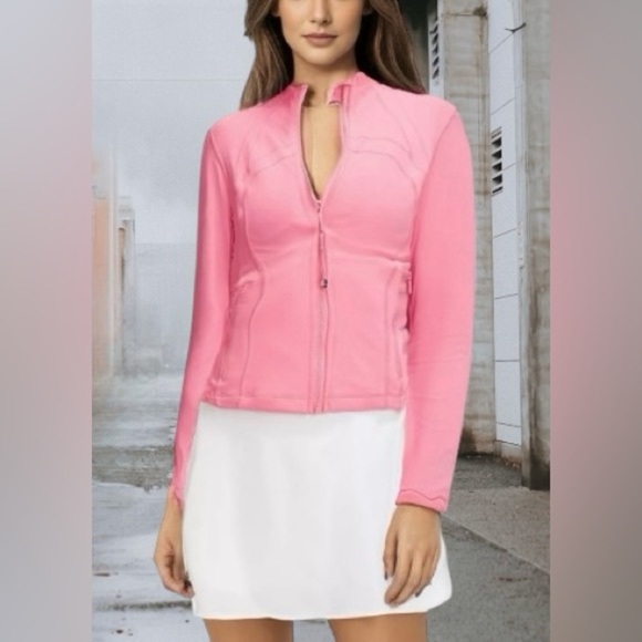 NEW Lululemon 2024 Define Cropped Jacket *Nulu - Sakura Pink - Picture 12 of 12